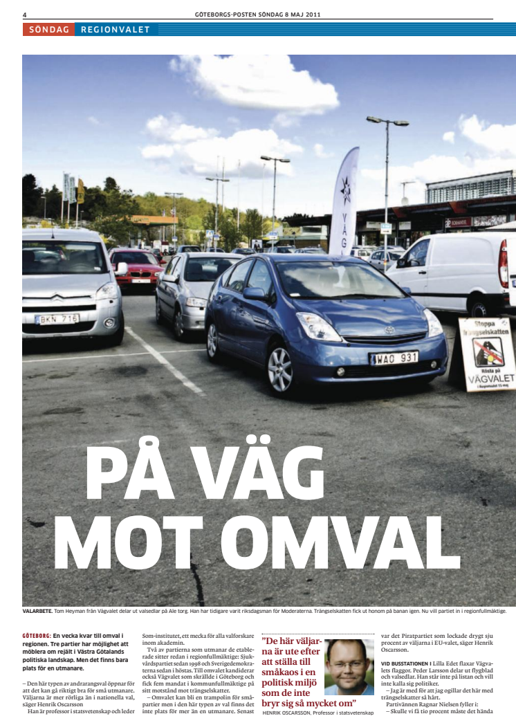 På väg mot omval