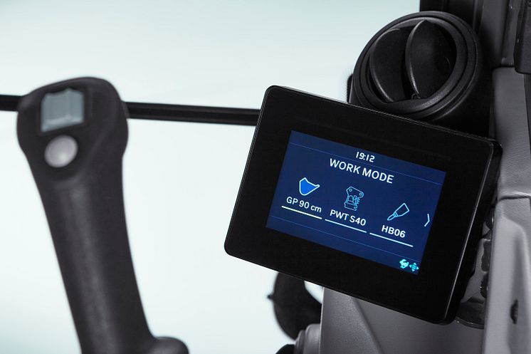Volvo ECR58 - ny display packad med funktioner