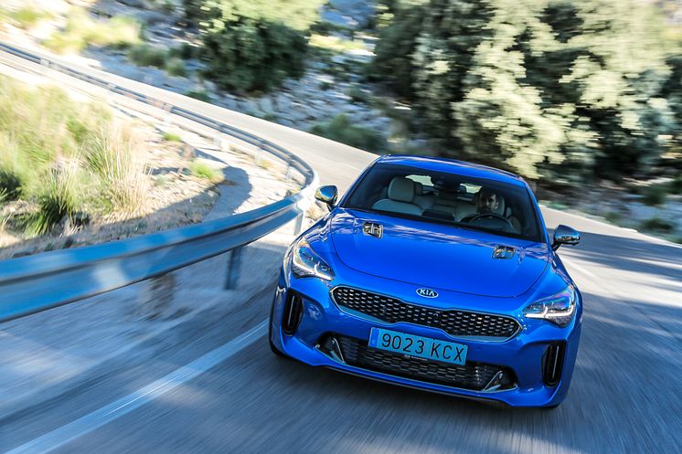 Kia Stinger 5 stjärnor i Euro NCAP