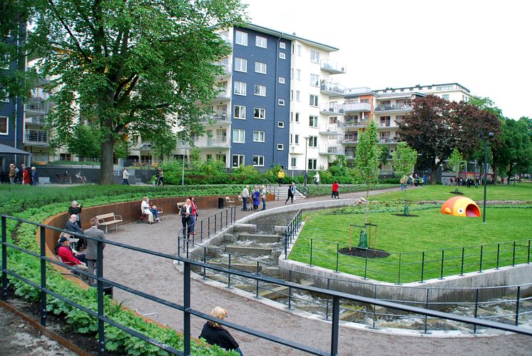 Laxtrappan i Strömparken, Norrköping