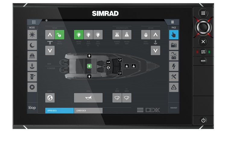 Hi-res image - The Smartgyro application is available on Simrad® series displays, including NSSevo2™