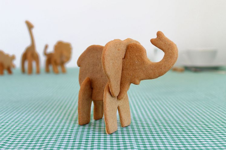 3D pepparkaksform - Elefanten