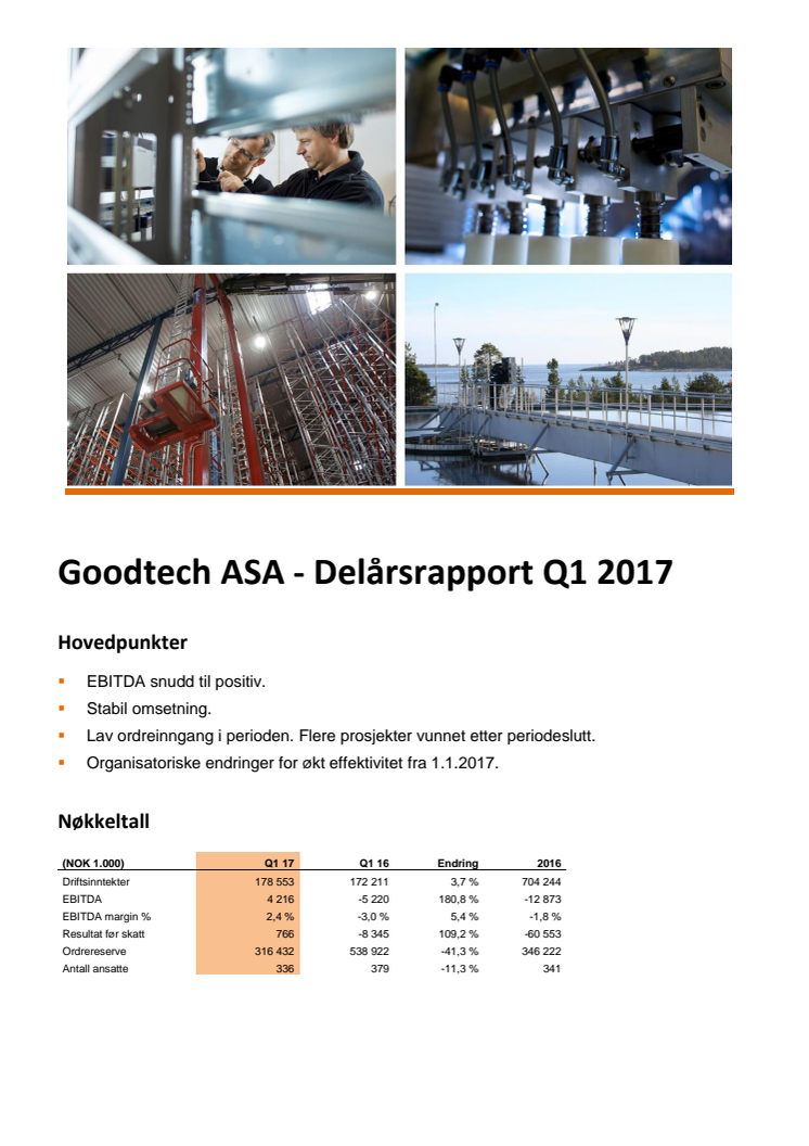 Kvartalsrapport Q1 2017