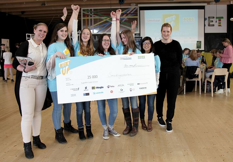 Smedingeskolan vinnare av Next Up Väst 2015