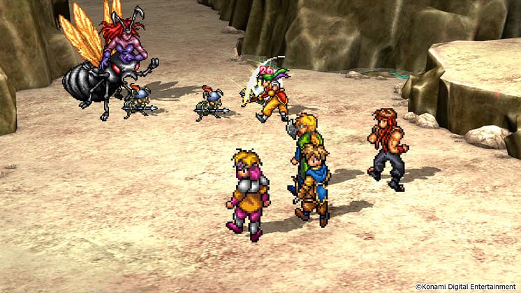 Suikoden I HD party battle