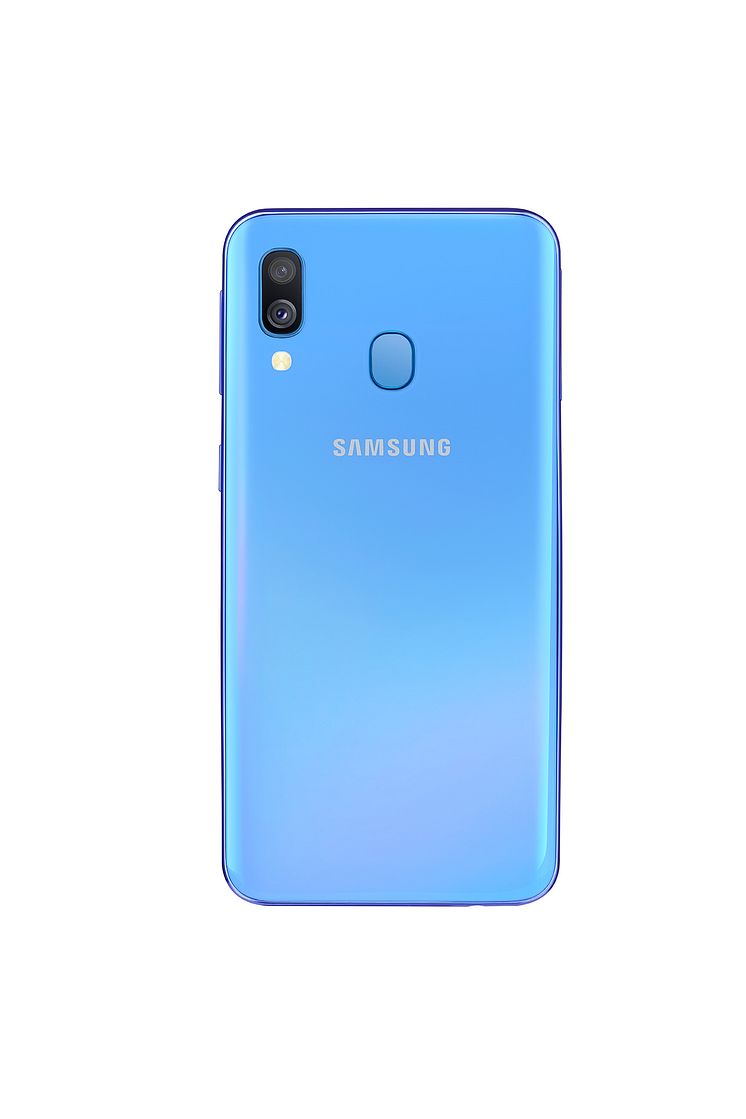 Galaxy A40_blue_back