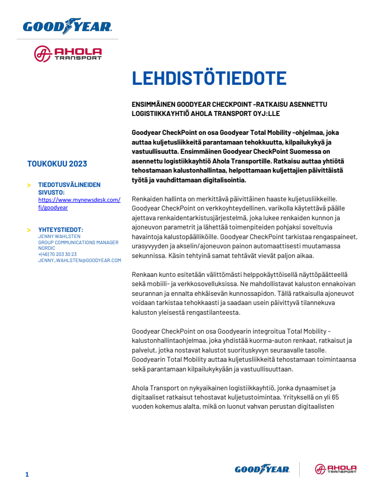 Lehdistötiedote_Ahola_&_Goodyear_CheckPoint_230525.pdf