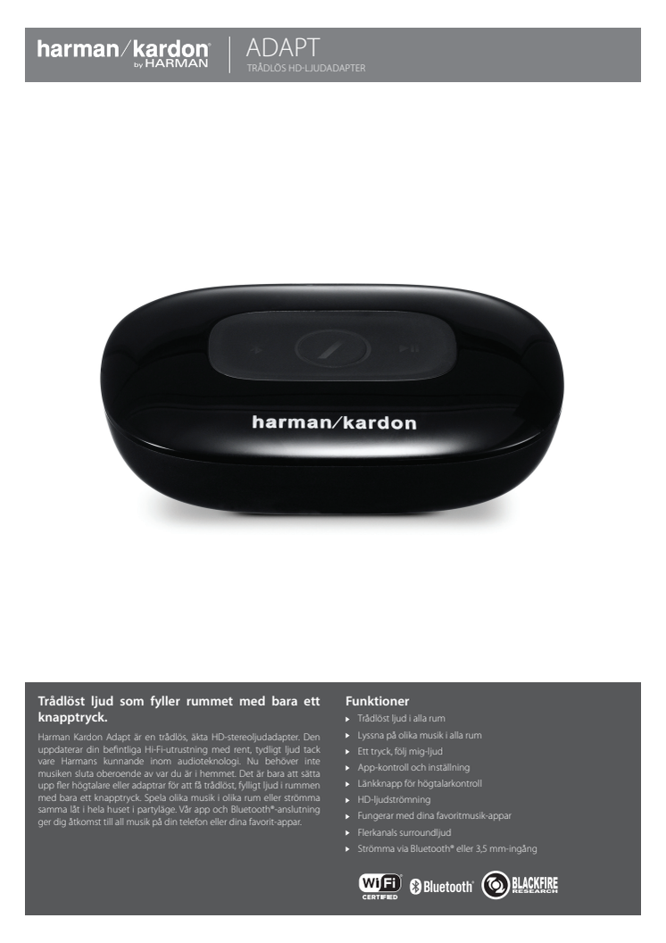 Harman Kardon Omni 10, Omni 20 och Adapt  – nu i butik