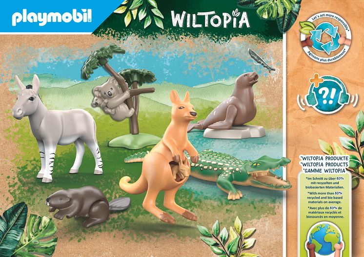 It’s a Wild World! Sechs neue Tier-Spielsets von Wiltopia