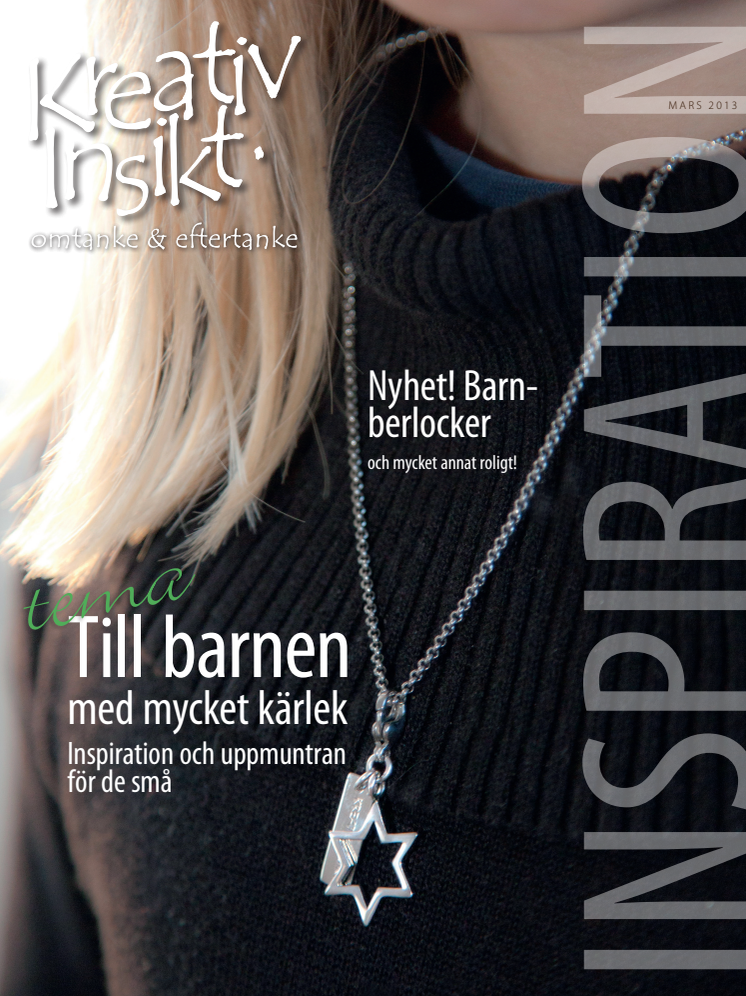 Till barnen med mycket kärlek – inspirationsfolder från Kreativ Insikt