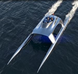 Hi-res image - Glider - An aerial CGI of the new Glider SS18	