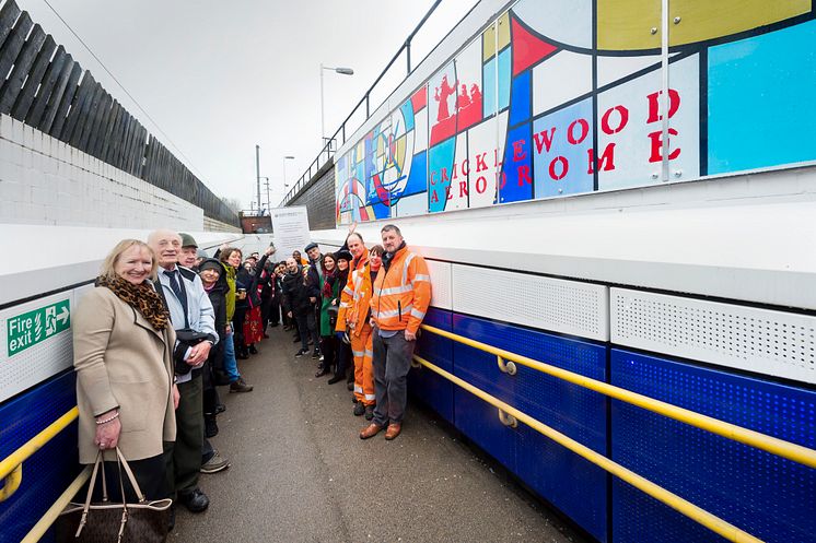 Cricklewood mural unveiling