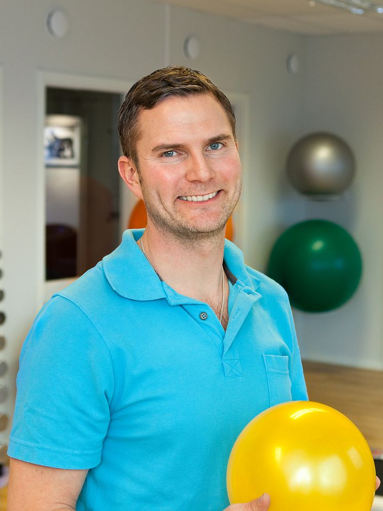 Jay Lewis, fysioterapeut och verksamhetschef, Danvik Rehab & Kiropraktik