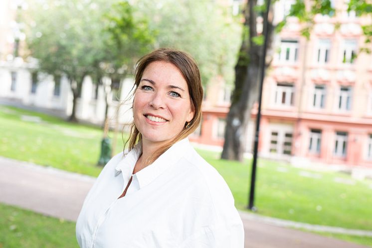 Christine Meling Christensen, kommunikasjonsdirektør i SpareBank 1 Utvikling