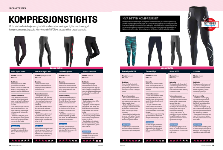 2XU Elite Compression Tights - en testvinner!
