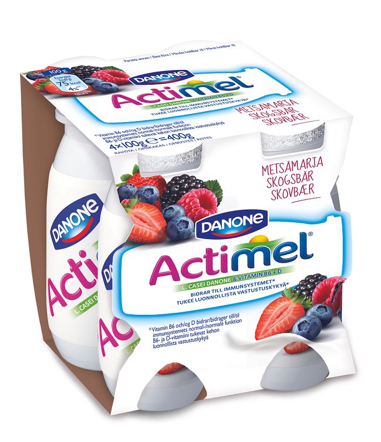 Actimel Skogsbär 4-pack 