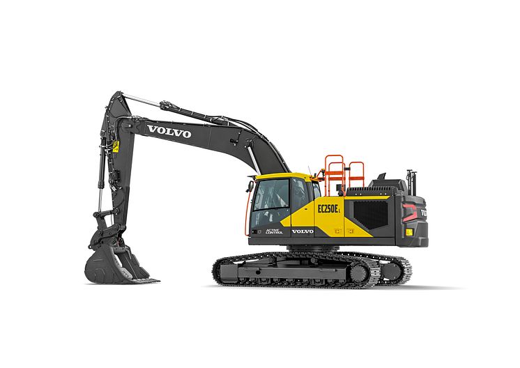 Volvo EC250E - frilagd vänster