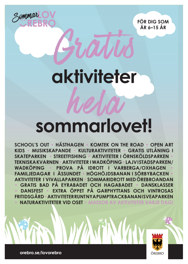 Lov Örebro Sommaraffisch