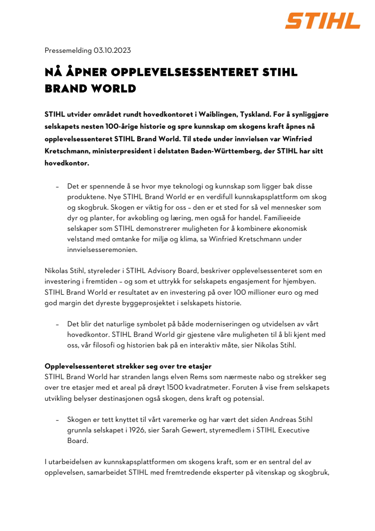 Nå åpner opplevelsessenteret STIHL Brand World .pdf