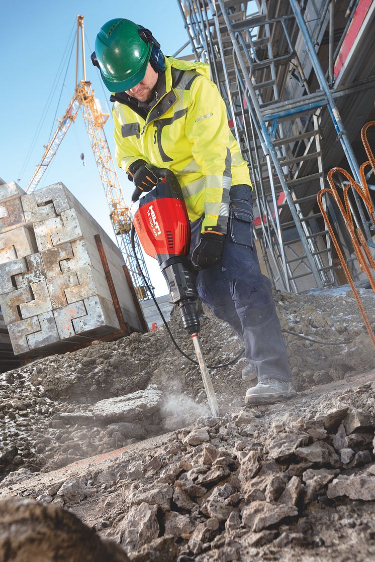 Hilti Mejselhammare TE 1000- AVR och polygonvågmesel