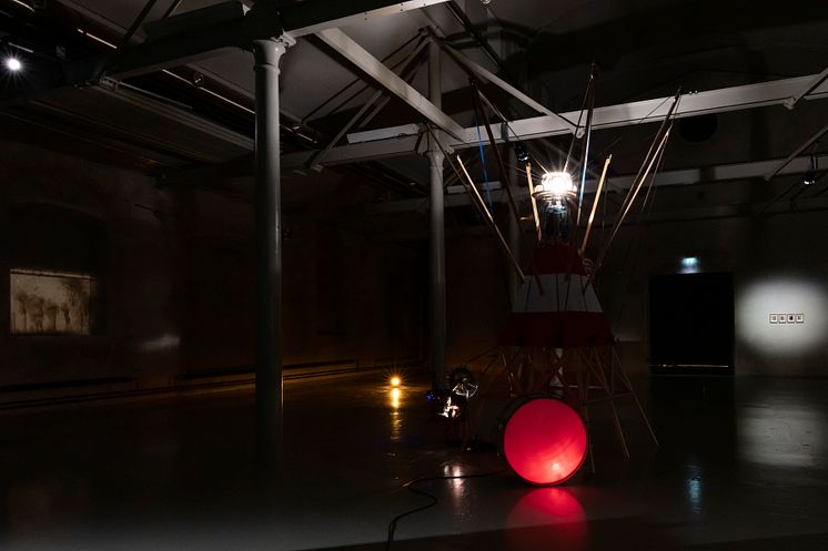 Navigational Aids, 2020, Youngjae Lih, installation, i utställningen för Beckers konstnärsstipendium 2021 