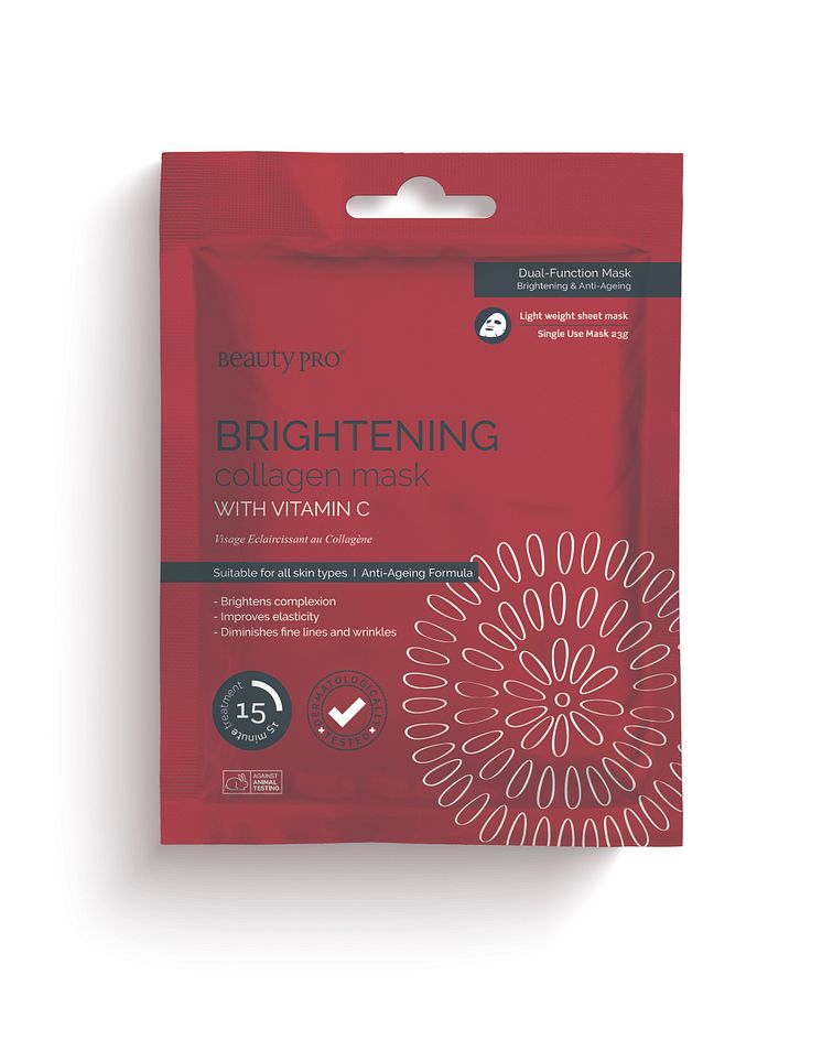 BeautyPro Collagen Mask BRIGHTENING