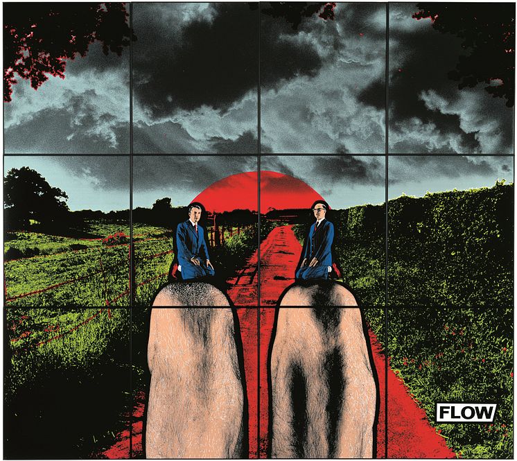 Gilbert & George, FLOW, 1988