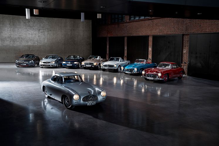 Mercedes SL genom 70 år