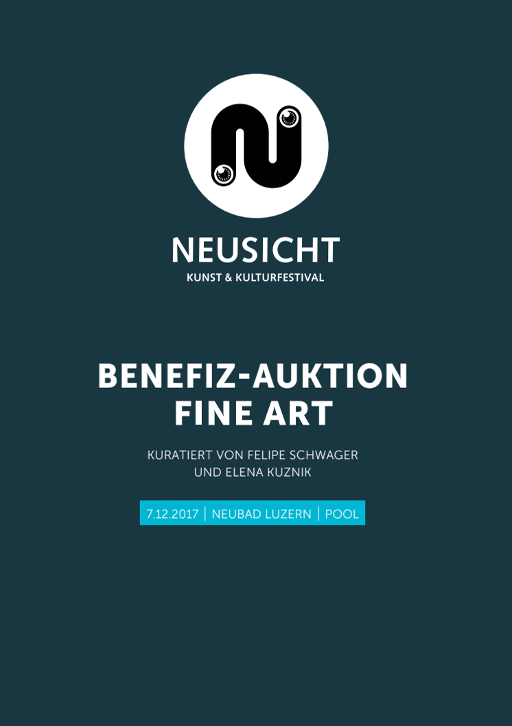 NEUSICHT Auktionskatalog 2017 - ART CREATES WATER im Luzerner Hallenbad