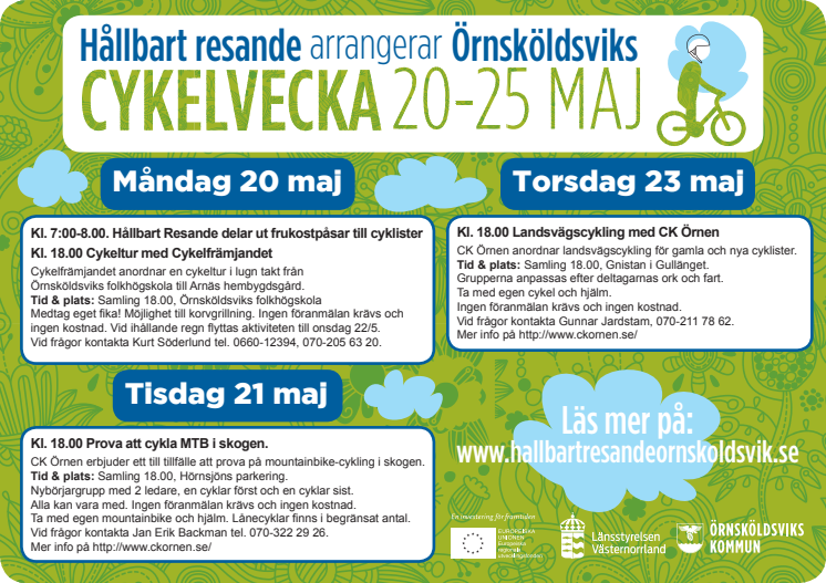 Program Örnsköldsviks cykelvecka 