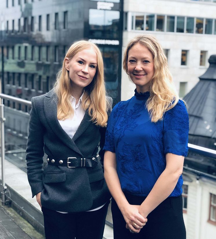 Elisabeth Salmgren von Schantz och Louise Rodebjer, nya delägare hos Wistrand