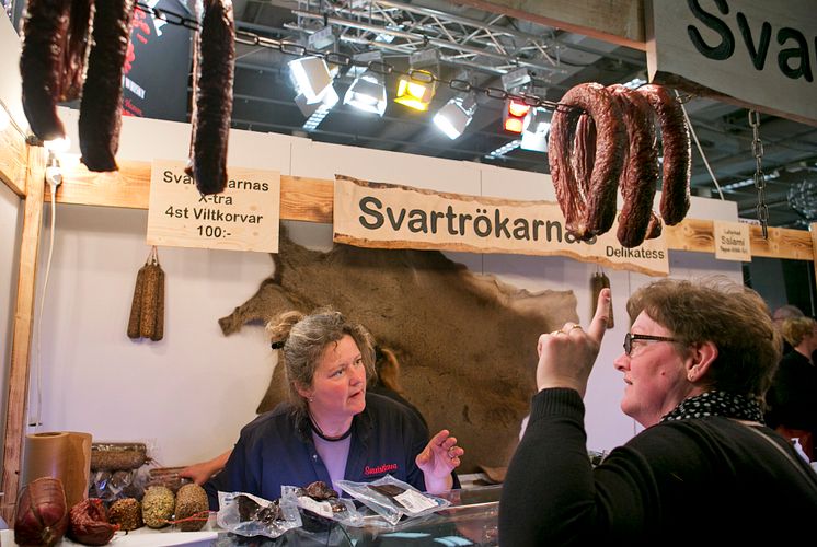 Svartrökarnas Chark & Delikatess på En Öl & Whiskymässa