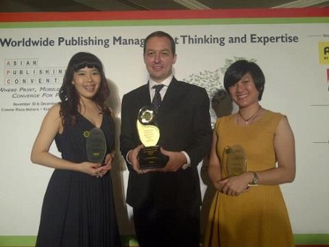 Investor Central wins "Best Example of Content Leadership" at Asian Publishing Convention in Kuala Lumpur