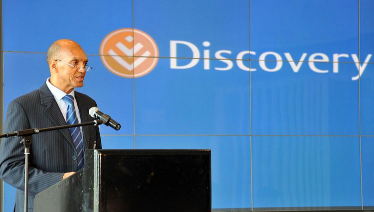 South African Football Association CEO Dennis Mumble at the Discovery Walter Sisulu Soccer Challenge launch in Soweto