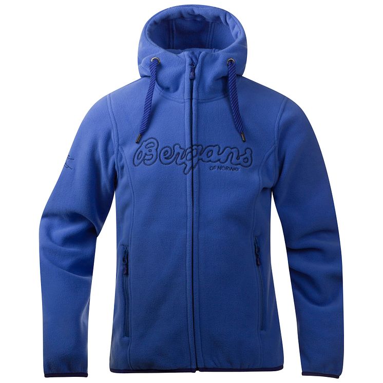 Bryggen Girl Jacket - Warm Cobalt/Red