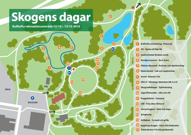 Välkommen att besöka Skogens dagar på Bulltoftafältet! Start idag kl 09.00