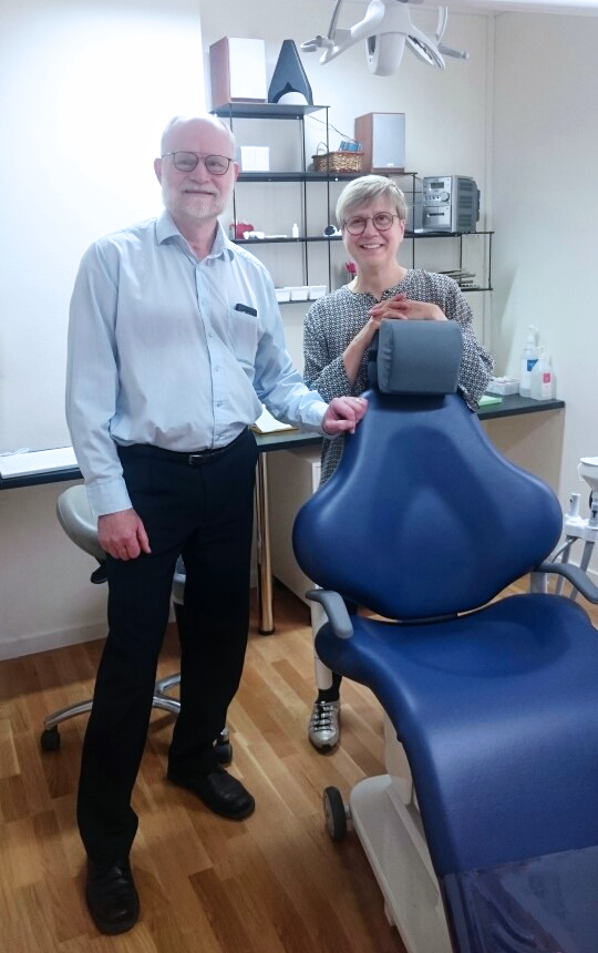 Anders och Marita Sundh på kliniken Stjärnan i Storrödningsberg, Västerbotten.