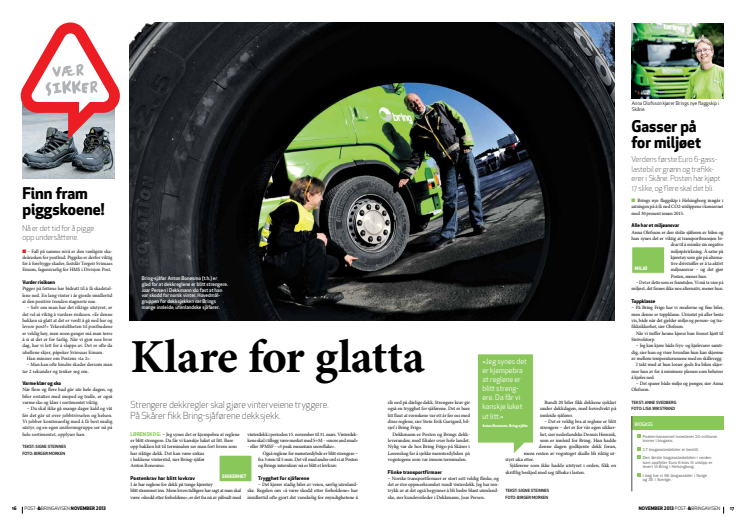 Klare for glatta