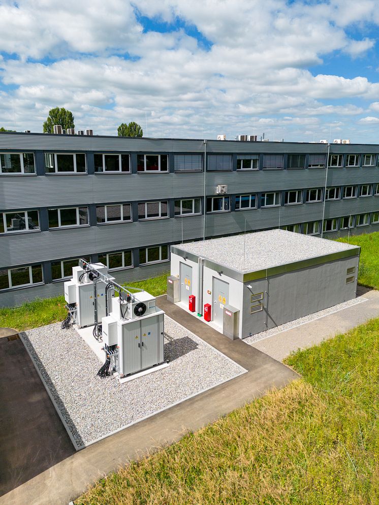 Battery power plant from ADS-TEC Energy in Reutlingen, Germany