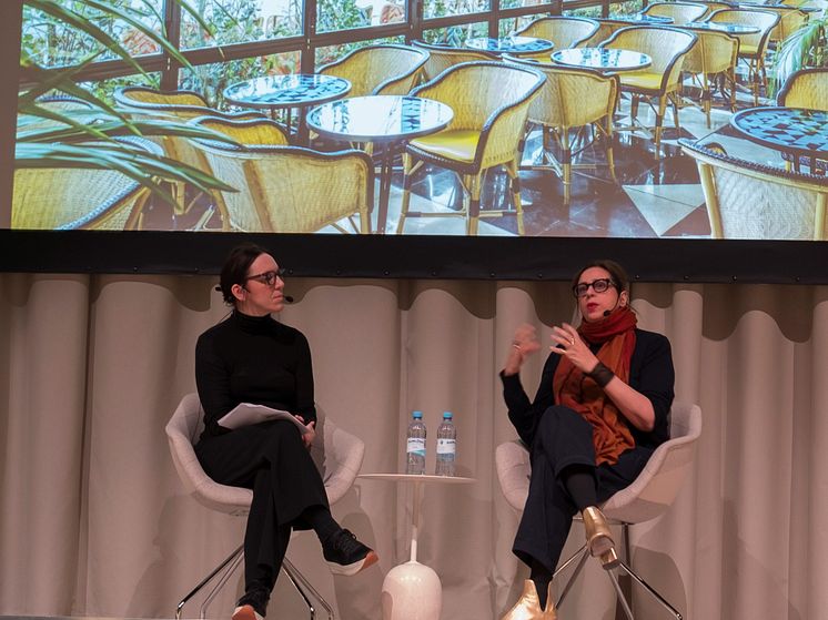 Hanna Nova Beatrice och India Mahdavi, Stockholm Design & Architecture Talks 2018