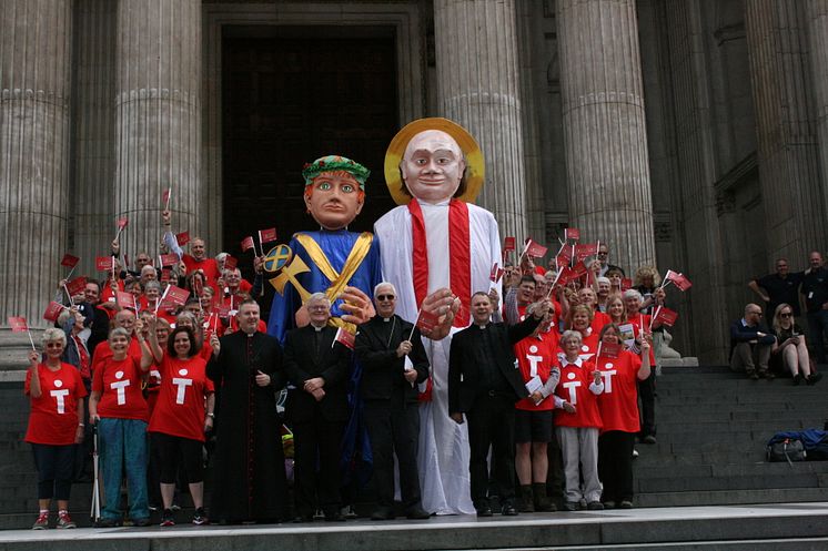 St Albans Cathedral puppets 