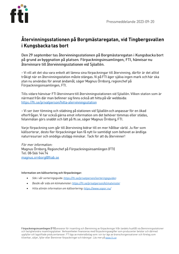 230920 Återvinningsstationen på Borgmästaregatan, vid Tingbergsvallen i Kungsbacka tas bort.pdf