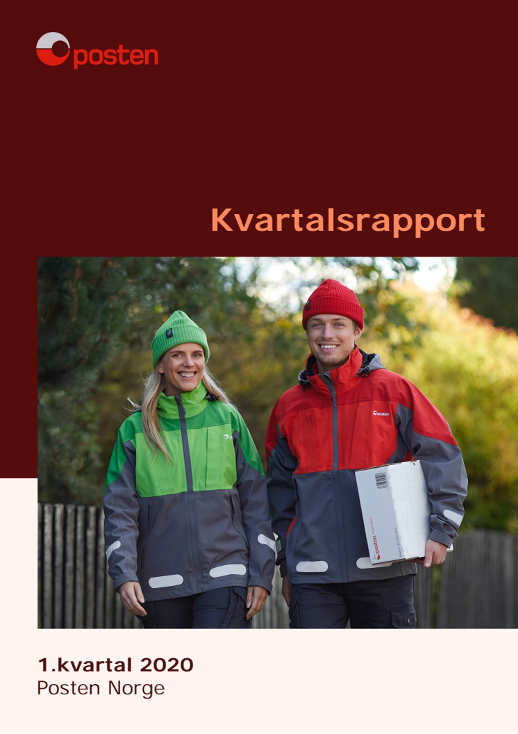 Kvartalsrapport 1. kvartal 2020