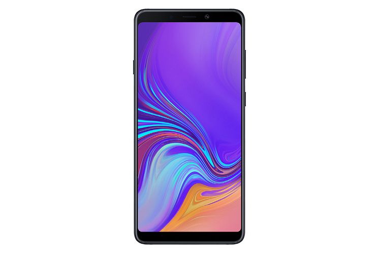 Galaxy A9_Front_Caviar Black