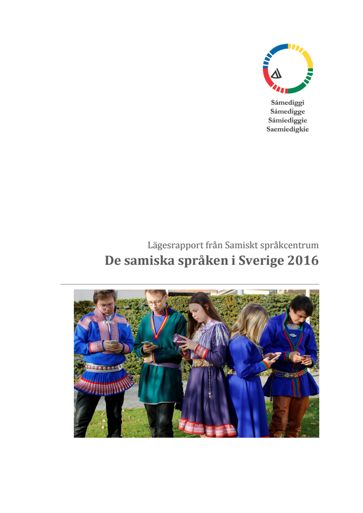 Lägesrapport från Samiskt språkcentrum