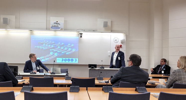 Lars Höglund in the Swedish Parliament