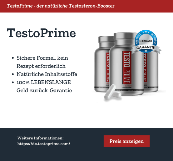 TestoPrime - Testosteron Booster auf natürlicher Basis Final