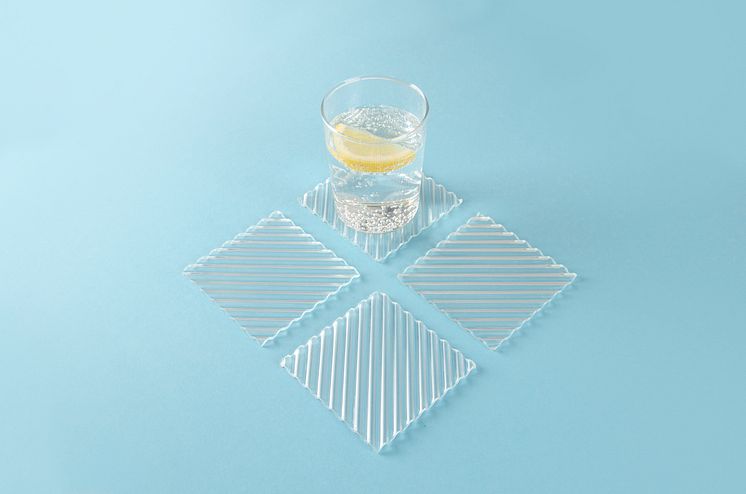 Glasunderlägg Sinus