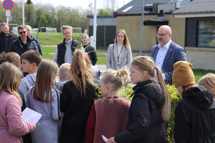 Indvielse af ladestander ved Suldrup Skole