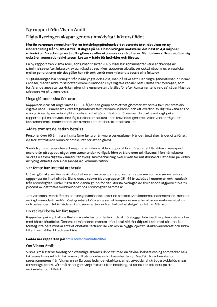 PM – Ny rapport från Visma Amili – Digitaliseringen skapar generationsklyfta i fakturaflödet.pdf
